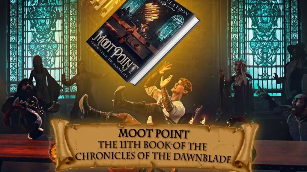Kickstarter campaign banner for Chronicles of the Dawnblade by Andrew Claydon