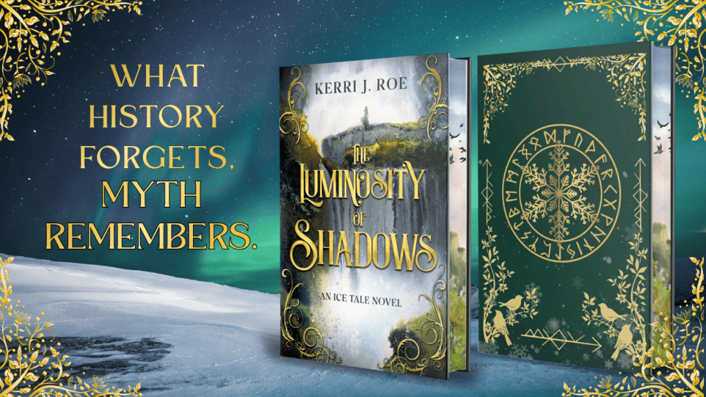 Kickstarter campaign banner for Luminosity of Shadows by Kerri J. Roe